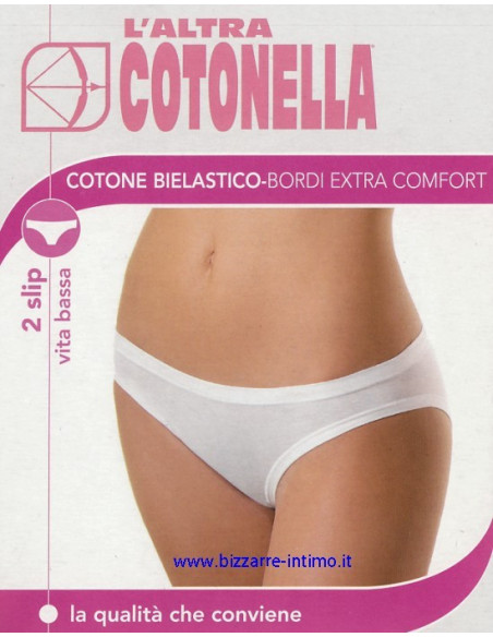 Slip donna in cotone elasticizzato Cotonella 3362 Slip donna in cotone elasticizzato Cotonella 3362