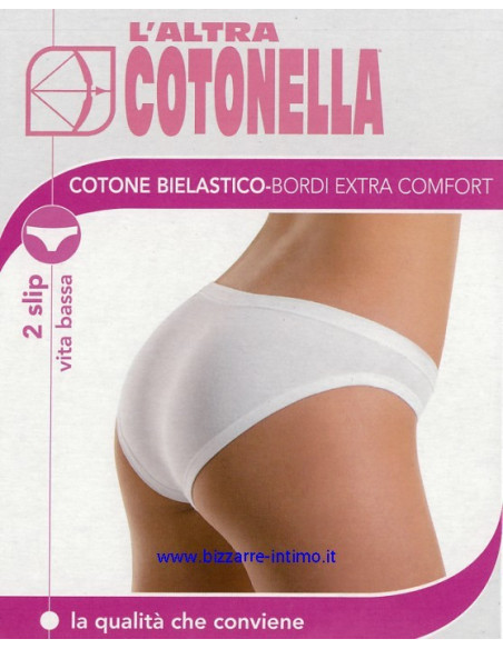 Slip donna in cotone elasticizzato Cotonella 3362 Slip donna in cotone elasticizzato Cotonella 3362