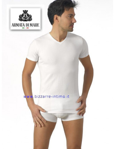 V neck men's t-shirt Armata di Mare GT109