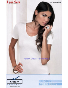 T-shirt wool and silk Emmebivi 91403 2