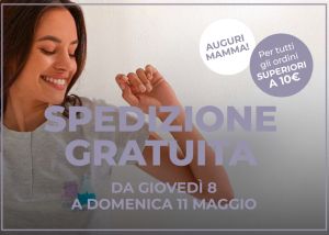 Spedizione gratis fino a Domenica 11 Maggio